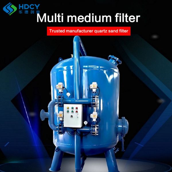 Multi-Media Filter Activated Carbon Sewage Treatment Filter Tank Automatic Removal Iron And Manganese
