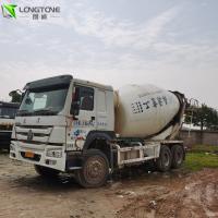 Le camion utilisé concret de mélangeur de HINO pèsent 10 le cylindre de CBM 6x4 6 dans la ligne