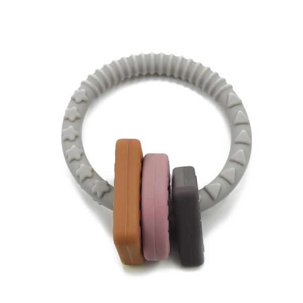 Customized Silicone Teething Rattle