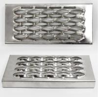 Panneaux de sécurité pour les allées métalliques à grille perforée