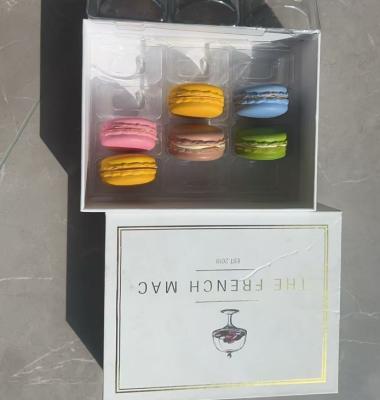 customized macaron plastic packaging