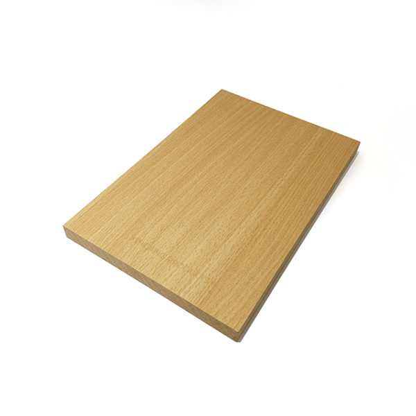 High Density Melamine Faced MDF Sheets Elegant Light Wood Grain Texture Fade Resistant