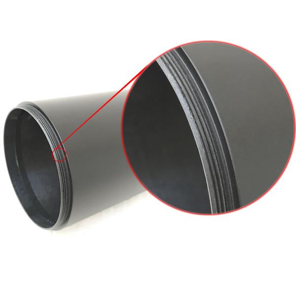 Matte Black Tripod Stand , Aluminum Alloy 56mm Rifle Scope Sunshade
