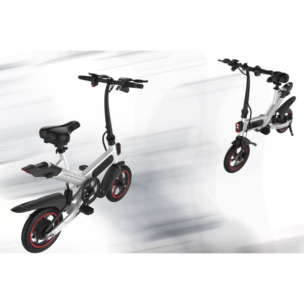 Portable Collapsible Electric Bike , Folding Electric Bicycle With Disc Break System