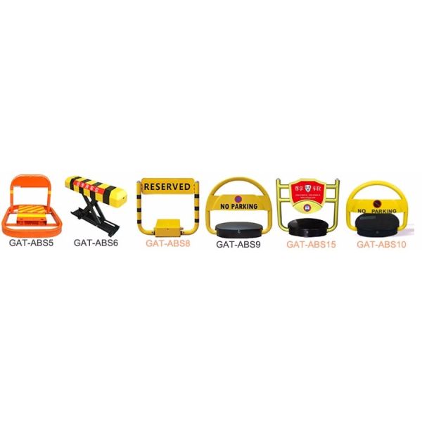 Automatic IP54 Waterproof Car Parking Lock with 305mm Lifting Height and 12V 7Ah Battery for Municipal Parking Lots