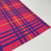 Résistance à la lumière élevée Fil de lin teinté Tissu de lin multicolore Résistance aux rides viscose