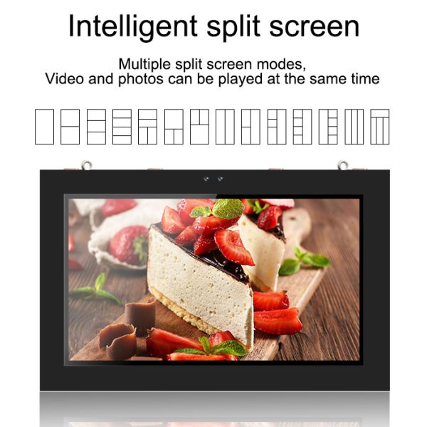 black Intel Core I5 HD 4K Digital Outdoor Menu Boards Non Touch