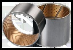 Bimetallic Metric Flanged Sleeve Bearing Automotive And Construction Machinery Parts