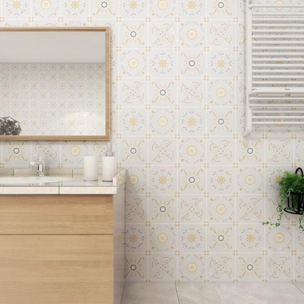 China Factory Tile Effect Wallpaper ECO Friendly Mosaic Self Adhesive Wallpaper