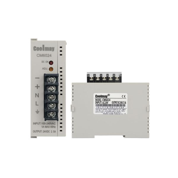 DC24V PLC Power Supply 60W Din Rail Switch 1A Over Voltage Protection