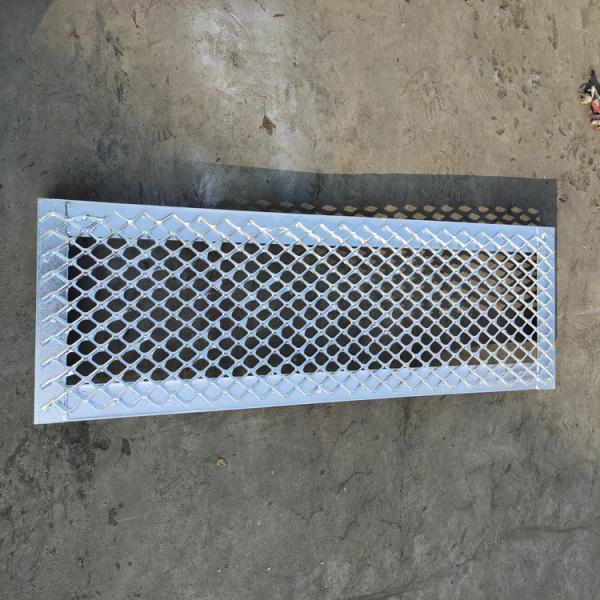 Grilles en barres d'aluminium anodisées pour revêtements de sol industriels