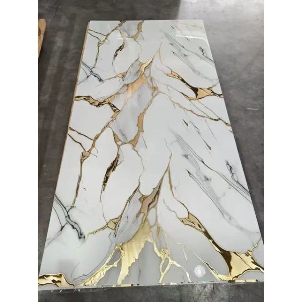 Spc Shower Marble Wall Panel Waterproof Bathroom 3d Uv Board Marble Sheet Pvc Uv 3d Panel Wall Panel Marble Pvc