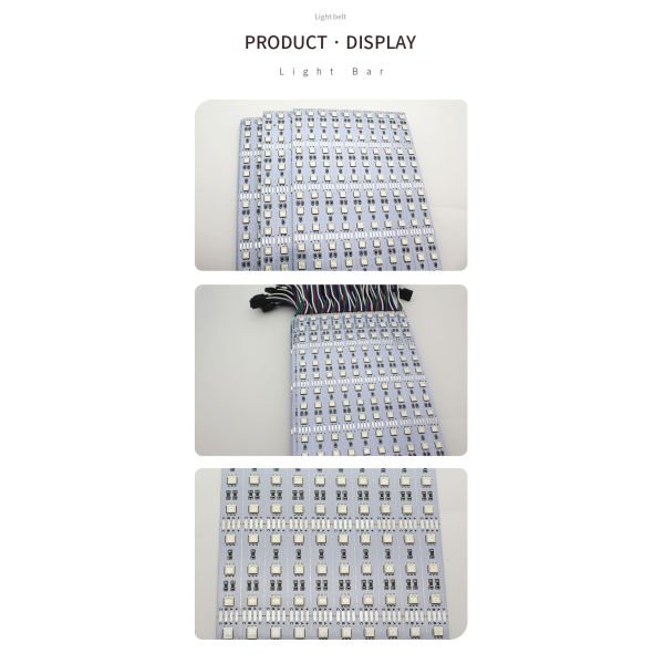 ROHS Approved LED Hard Strip 60 Lights 12V Colorful IP20 Non Waterproof