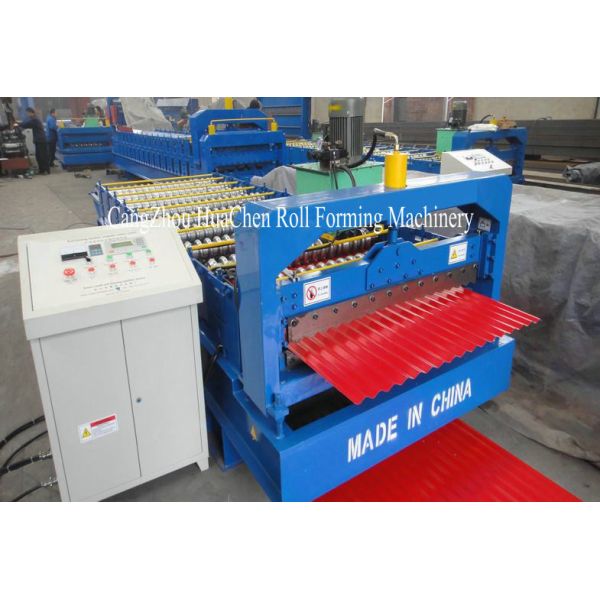 380В гофрировало крен панели крыши формируя машину с гидравлической системой управления