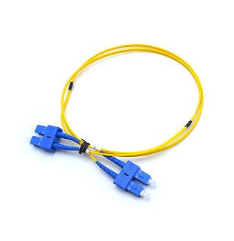 SC UPC SC UPC SM Fiber Optic Jumper 2.0mm LSZH 3m ISO9001 Certification