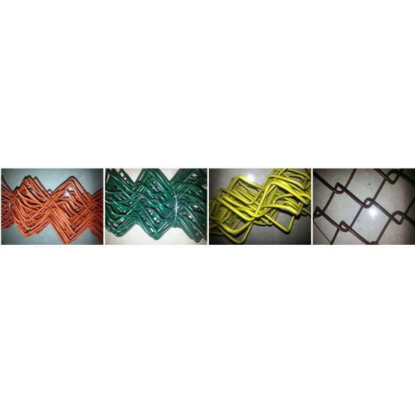 Carbon Steel Cyclone Wire Fence , Blue Coated Diamond Mesh Fence Eco Friendly