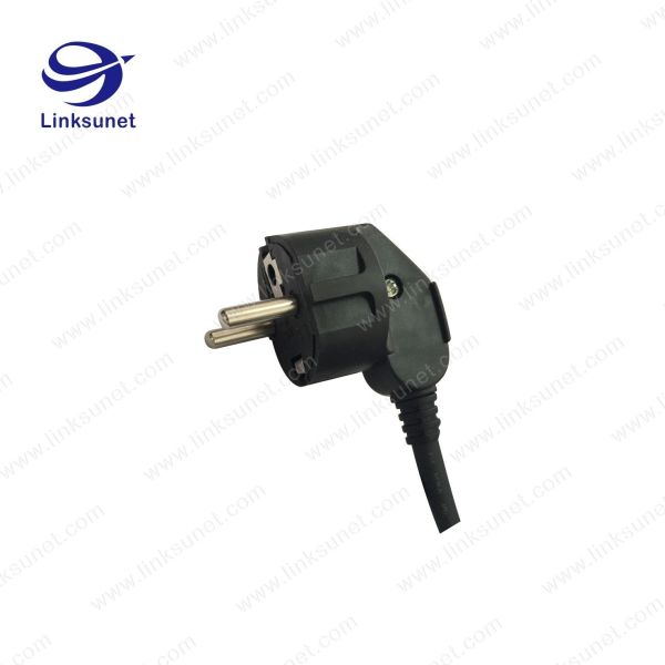 European Custom Cable Harness Power Line 3 G 0.75 Black Length Customized