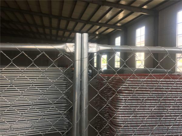 chain link temporary construction fence panels 6FT X 10F Mesh 2 3/8  x 2 3/8 ( 60mm x 60mm ) x 12 gauge wire