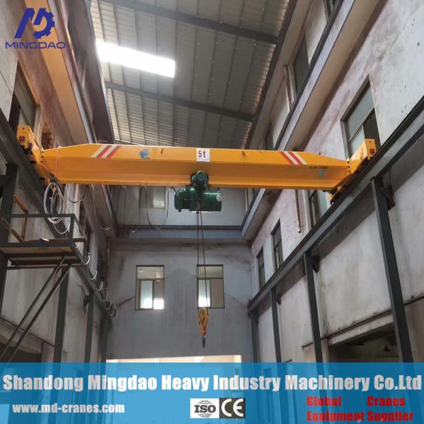 LD Model Variable Speed Control Single Girder Overhead Crane , Invert Overhead Bridge Crane