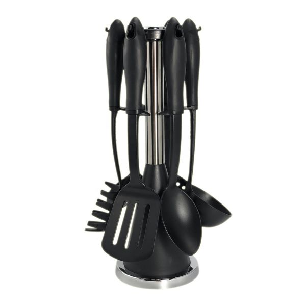 Cookking Nylon Plastic Colorful Kitchen Utensils Set for Home Kitchen Appliances
