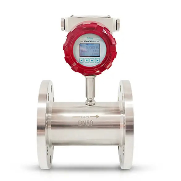 Industrial DN15-D6000 Digital Turbine Flow Meter High Accuracy Turbine Type Water Flow Meter