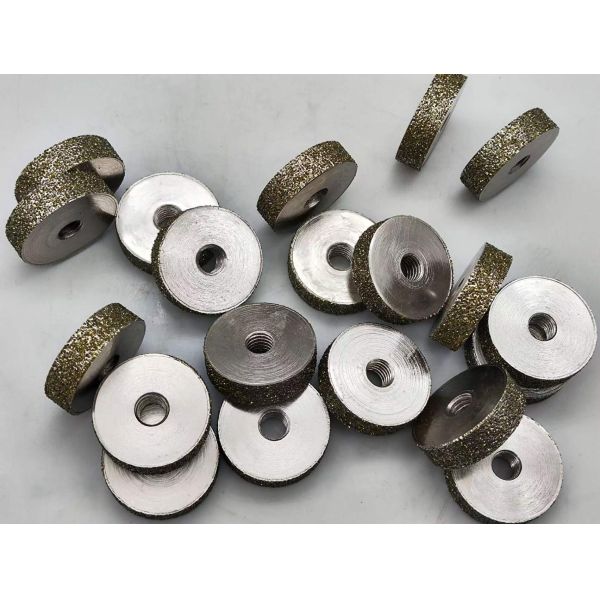 1A1 Gray Steel Electroplated Diamond Grinding Wheels With D30/35 Grit Diamond