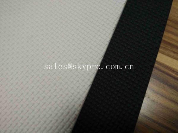 6mm Custom Printing Logo Diamond Pattern Black EVA Shoes Outsole for Flip - flops