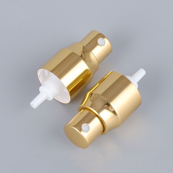 20mm 20 / 410 Aluminum Fine Mist Sprayer Pump Gold Perfume Face Mist Spray