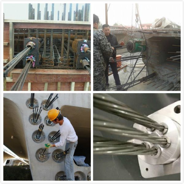 SWRH 82B 1*7 PC Steel Wire Rope , Low Relaxation Prestressing Strands For House Buildings