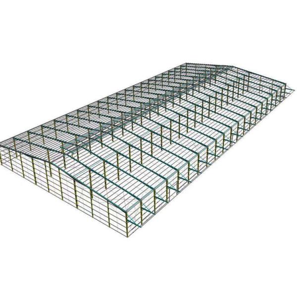Structure de cadre en acier galvanisé sur mesure avec fenêtres en aluminium
