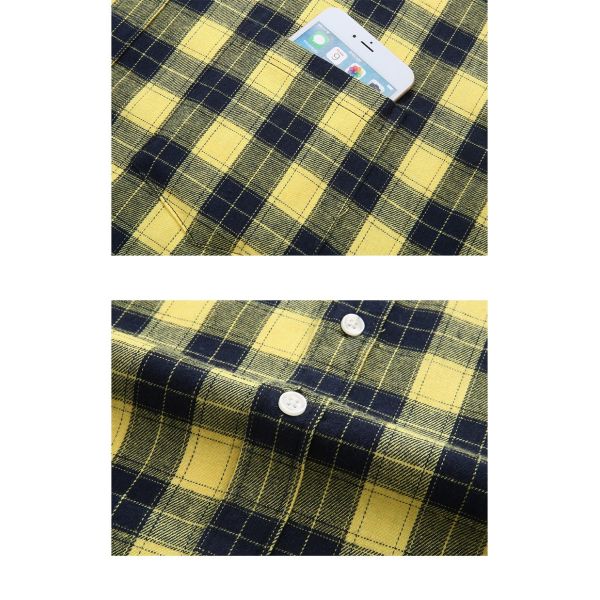 2022 Мода мужские рубашки осень длинные рукава плюс размер одежды для взрослой возрастной группы