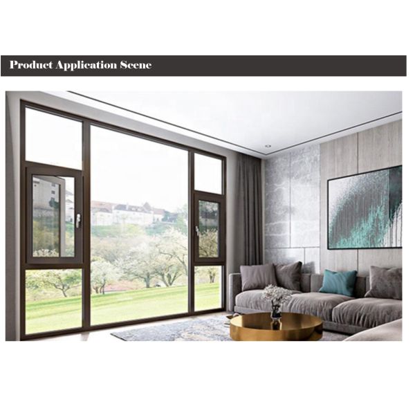 Interior Aluminium Casement Window With Stainless Steel Mesh 1.5*1.0m