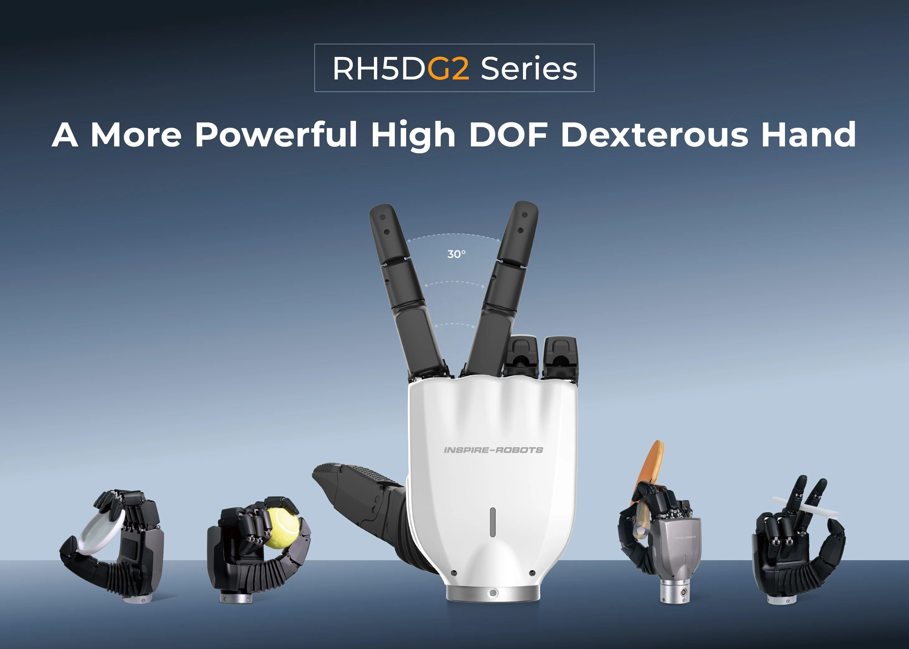 High Quality Inspire Robots RH5DG2 Dexterous Hand Bionic Robot Hand Flexible Gripper Anthropomorphic AI Robotic Hand