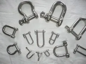 Stamping Processed Stainless Steel Shackle Rigging Hardware for Customer Requirements