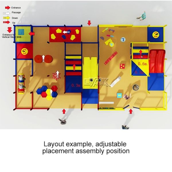 Soft Play Area Kids Slide Games Children Climbing Walls Amusement Park