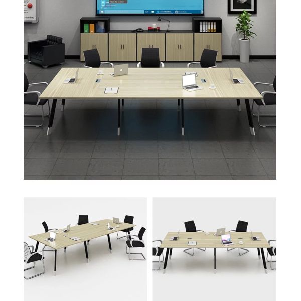 Цвет дуба таблицы конференц-зала доски меламина офисной мебели глубокий + дуба света