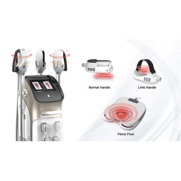 SANHE 4 регулирует тело EMS RF ваяет электрические мышцы стимулирует тело уменьшая кожу затягивая машина EMS + RF