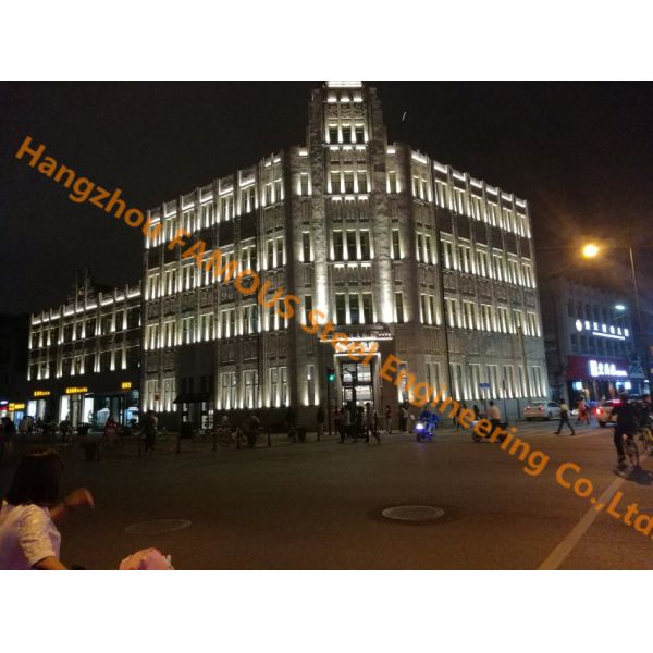 Здание Мульти-этажа проекта ЭПК стальное для современного стеклянного офисного здания ненесущей стены