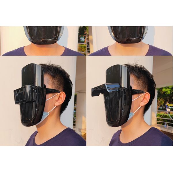 Hot-selling Auto Darkening Helmet Heat-resistant Protective Eyes Face Double Protection Welding Hood Safety Welding Visor Shield
