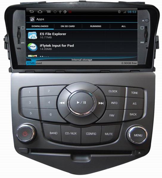 Ouchuangbo autoradio DVD gps head unit Chevrolet Cruze 2008-2011 android 4.0 S150 pllatfor