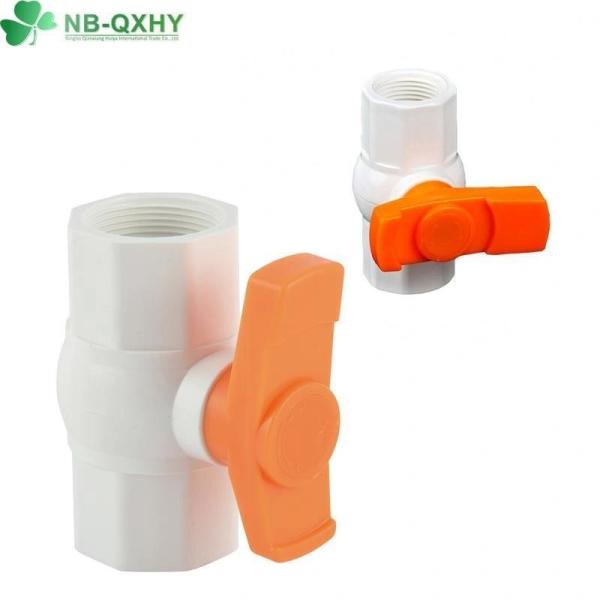 100% de ensaio de pressão válvula de esfera octogonal com ligação de fio feminino formulário QX-003