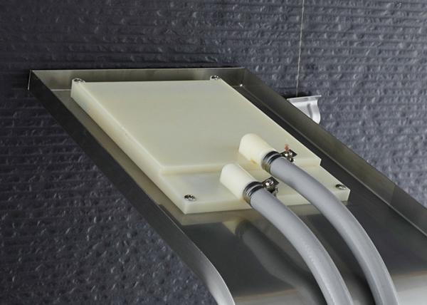Overhead Square Spout Tub Shower Panels , ROVATE Shower Panel With Massage Jets