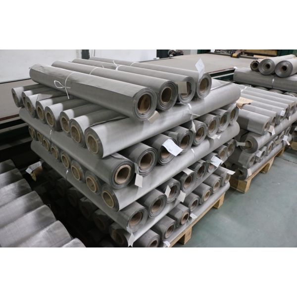 260x40/0.12x0.25 Stainless Steel Woven Wire Mesh Discs Acid Resisting