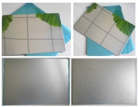 Ламинация карты A3+Size Steel Plate Glossy Matte Silk Pattern Finish Для производства пластиковых карт