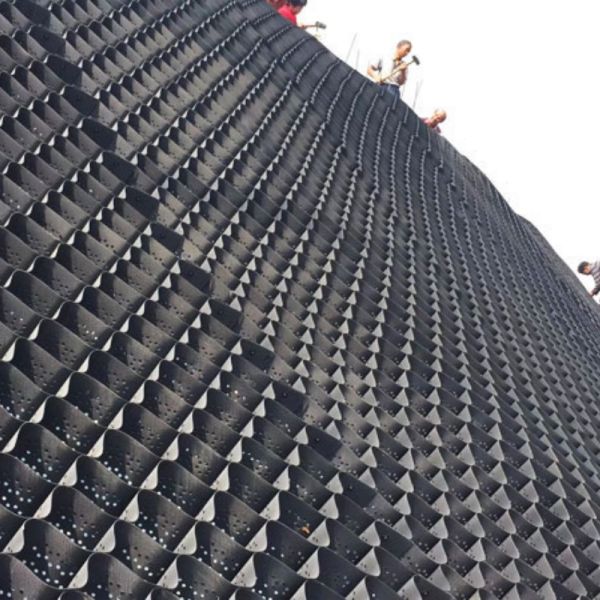 Plastic Reinforcement HDPE Geocell Solutions For Breakwater Slope Protection