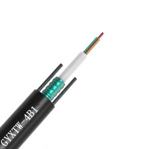 Кабель на открытом воздухе воздушного проводника подземный 24F OFC SM MM кабеля оптического волокна GYXTW