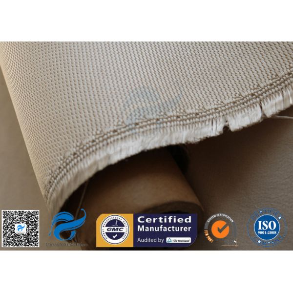 термоизоляция кремнезема глинозема ткани 800℃ кремнезема 1150гсм 1.2мм Браун высокая