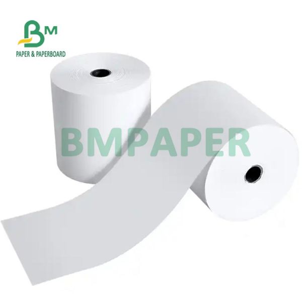 Rollo de papel de impresora térmica 65gsm sin BPA para recibo de cajero 80mm 57mm