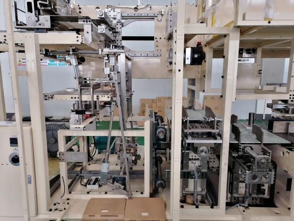 User Friendly Auto Baby Diaper Packing Machine Full Servo Motor Control
