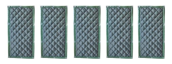 Inflatable Customized Sound Absorbing Blankets Stc 27dB Flexible Design
